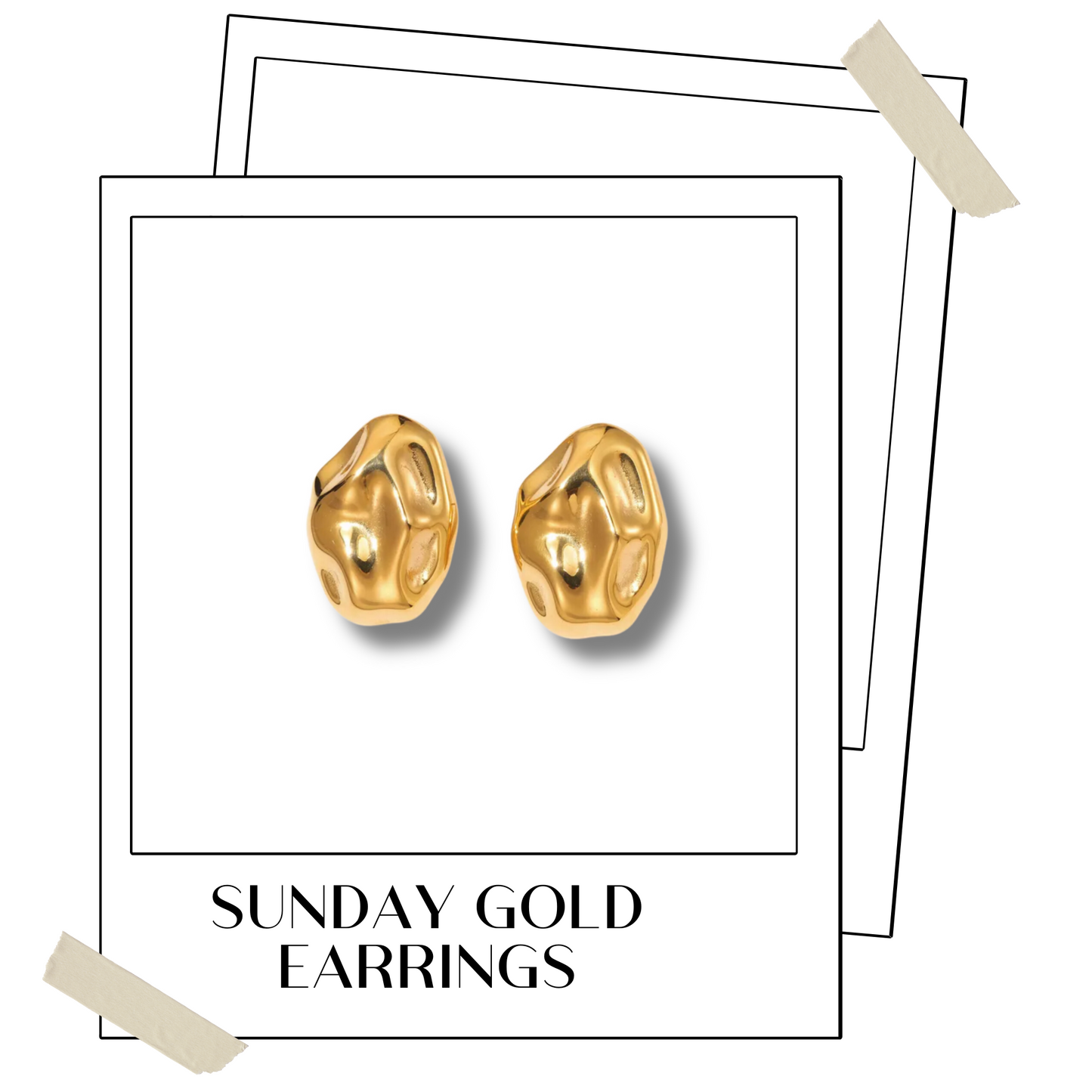 SUNDAY GOLD EARRINGS