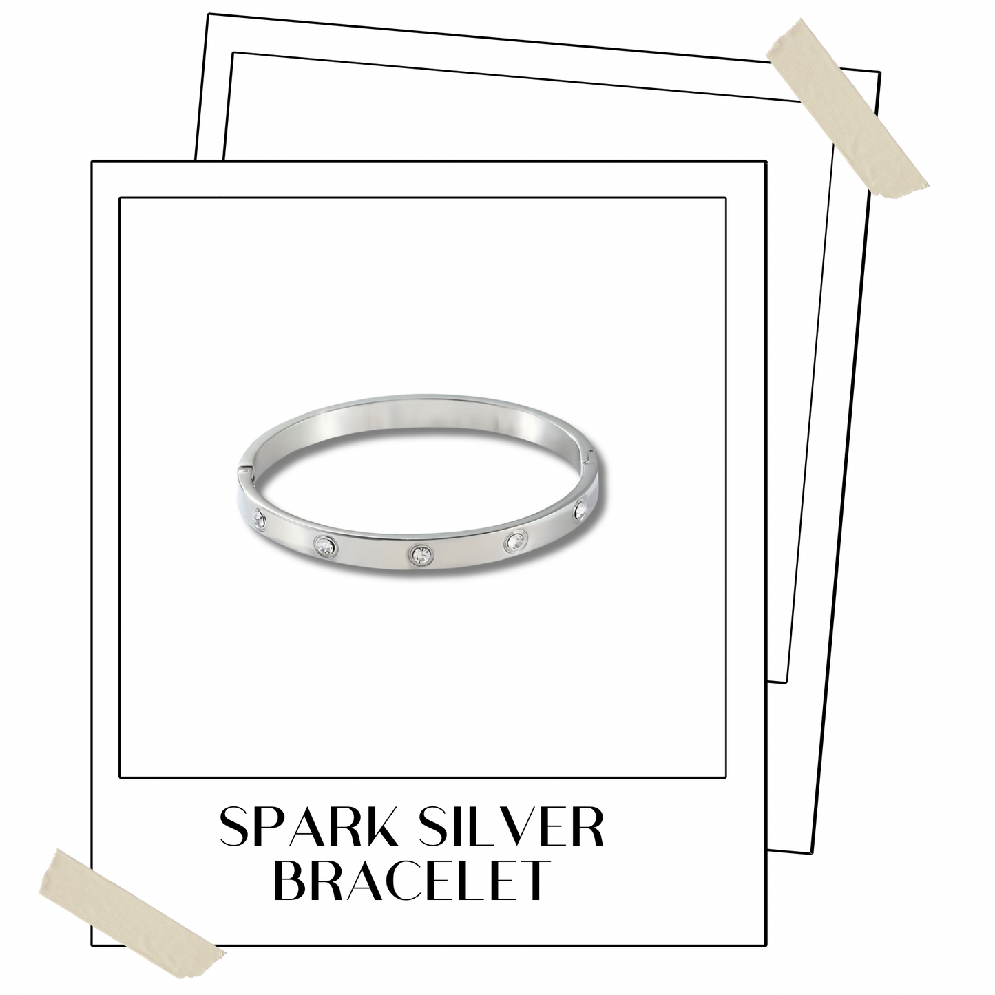 Spark silver bracelet