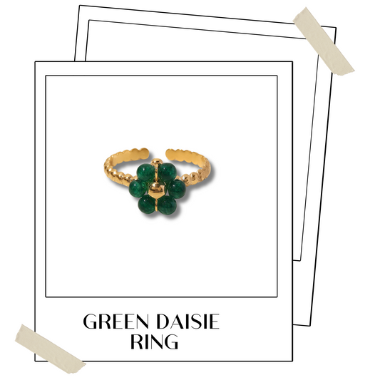 Green Daisie ring