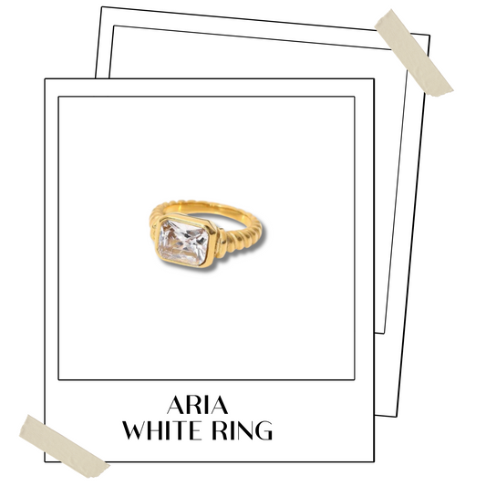 Aria white ring