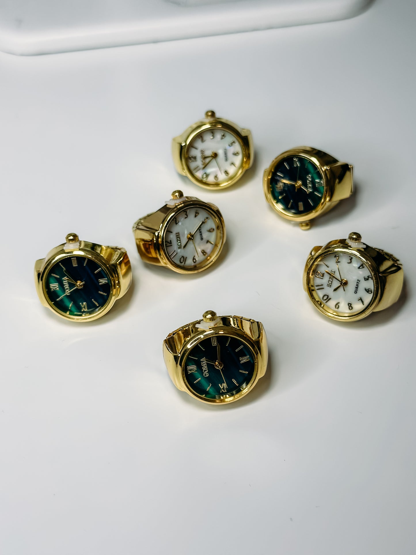 Emerald Watch Ring