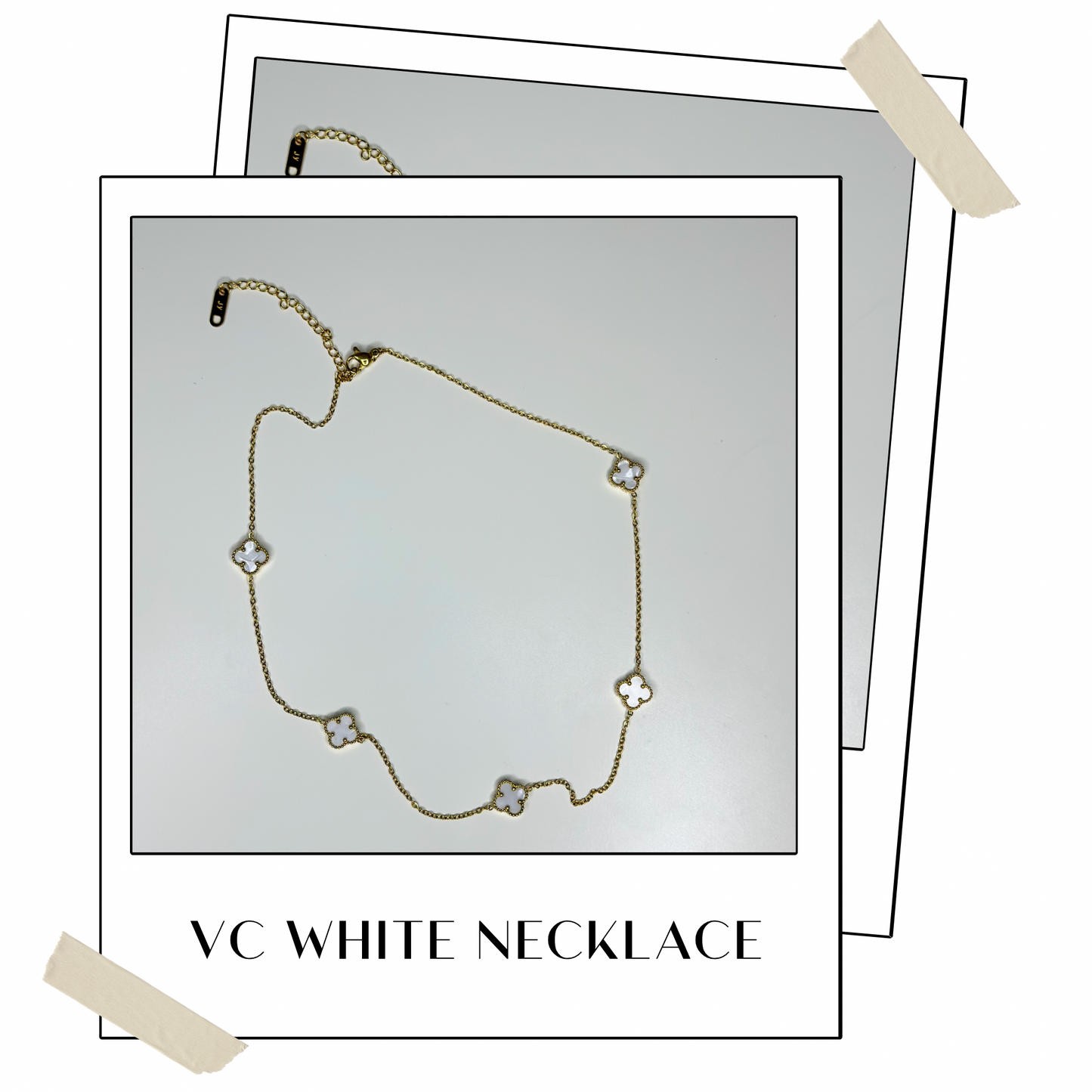 𝐕𝐂 white necklace