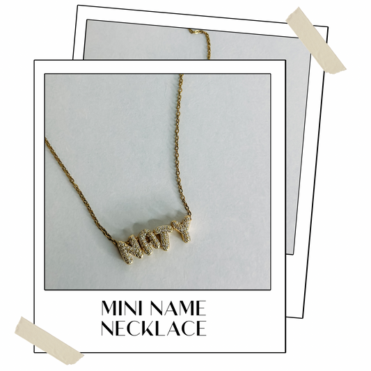 Mini name necklace - 𝐏𝐑𝐄 𝐎𝐑𝐃𝐄𝐍