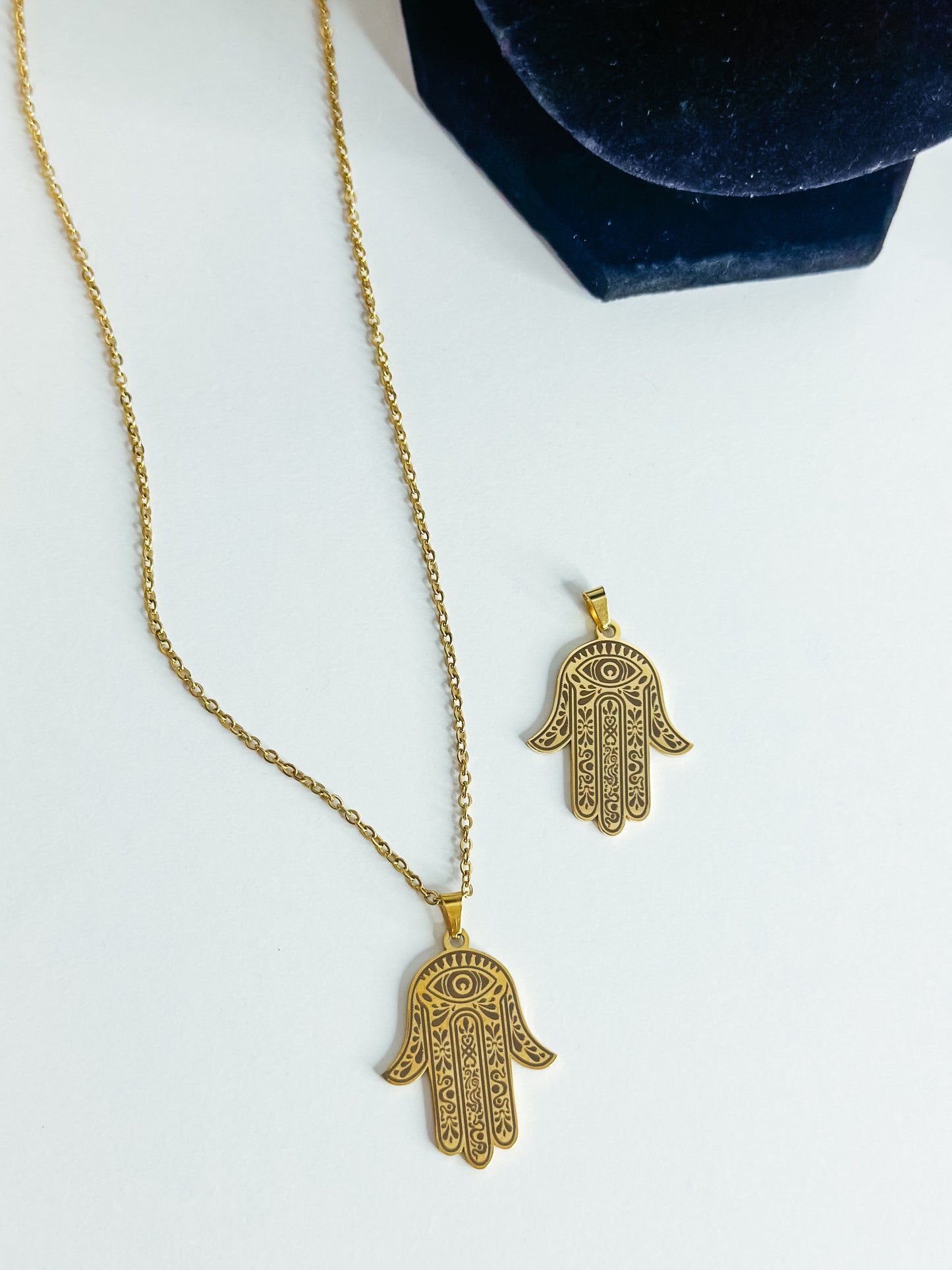 Hamsa necklace