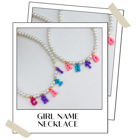 Girl name necklace