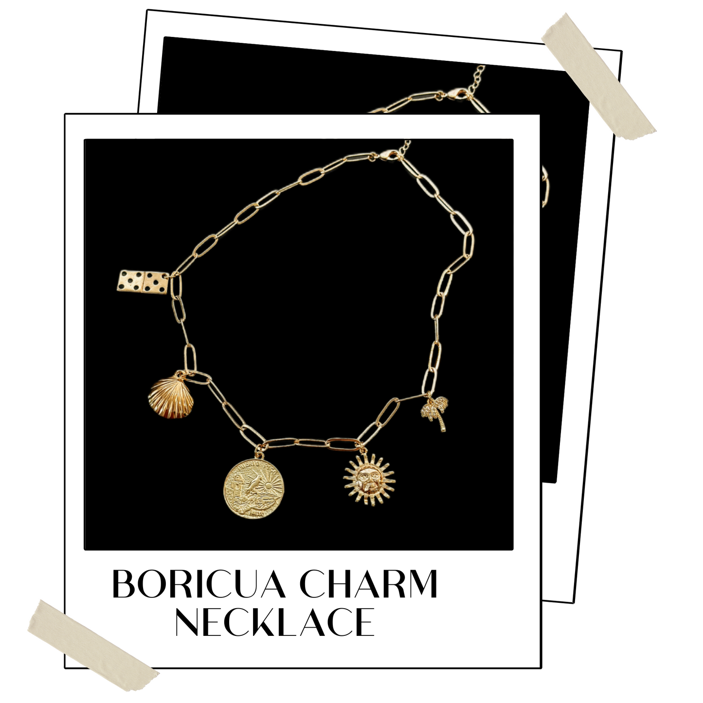 Boricua Charm Necklace